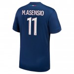 Günstige Fußballtrikots Paris Saint-Germain Marco Asensio 11 Heimtrikot 2024-25 Kurzarm